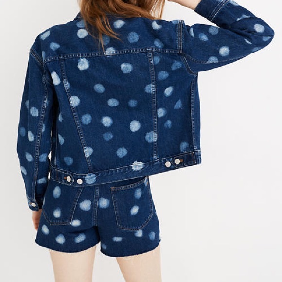 NWT Madewell The Perfect Vintage Short: Polka Dot - Picture 5 of 11